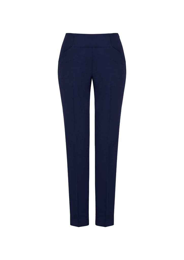 Ladies Siena Bandless Slimline Pant in Navy