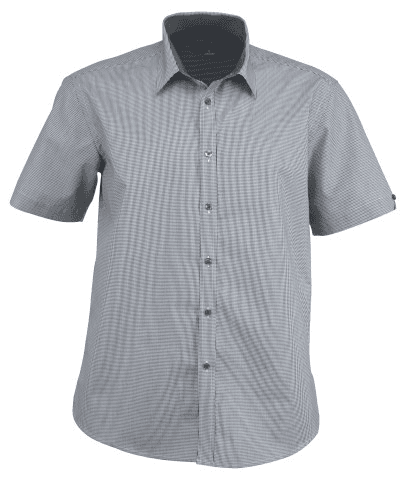 Mens Dominion Shirt S/S in Black