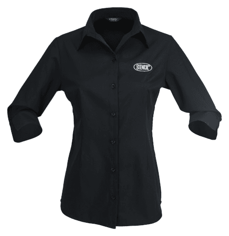 Ladies Candidate Shirt 3/4S in Black