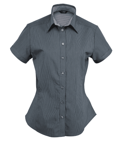 Ladies Inspire Shirt S/S in Charcoal