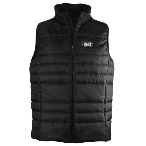 Unisex Packlite Vest Sleeveless in Black