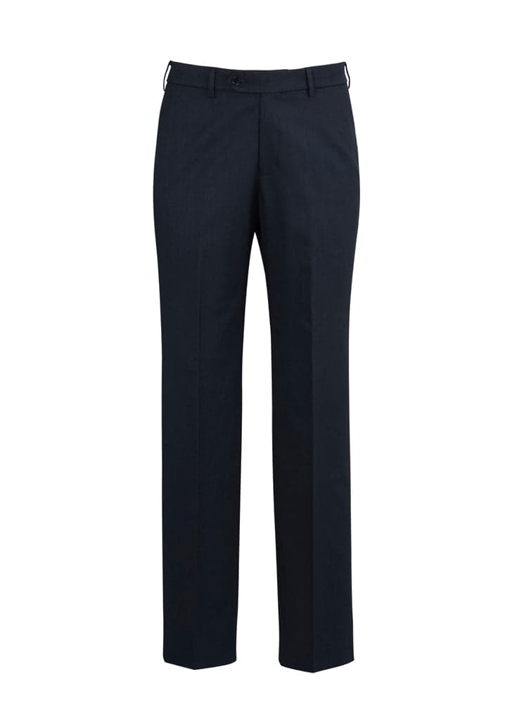 Mens Cool Stretch Flat Front Pant Regular in Navy