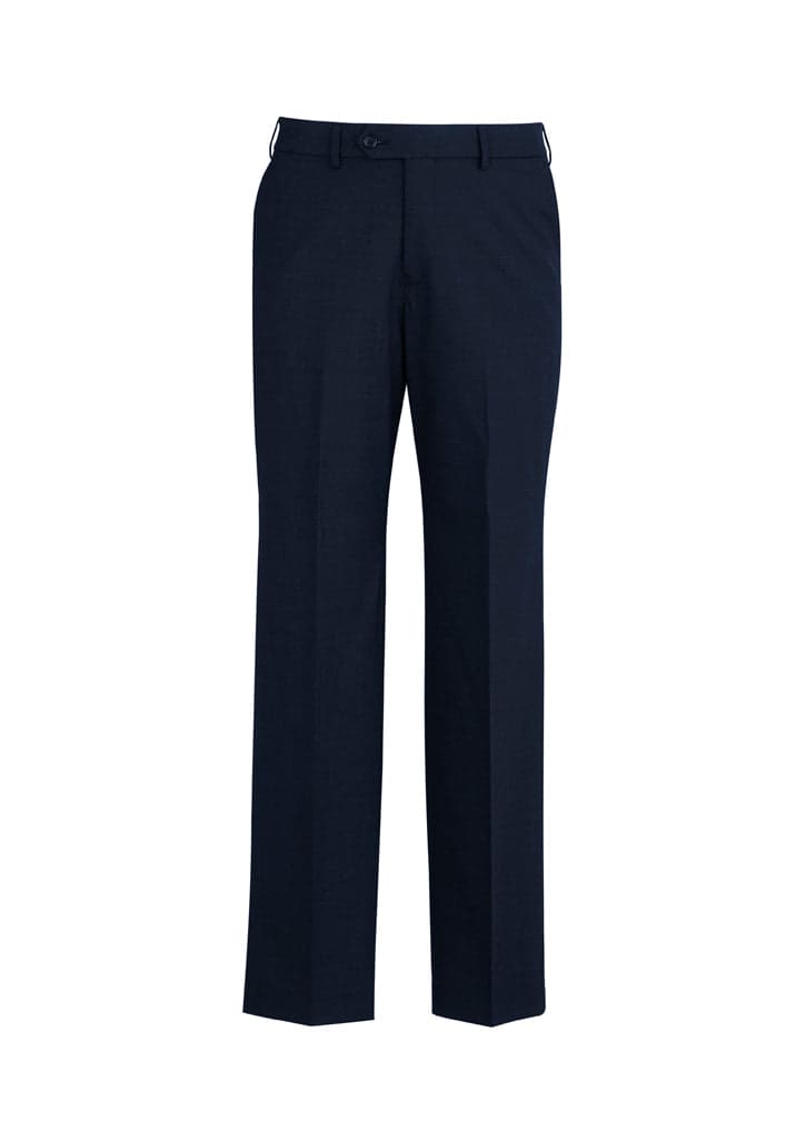Mens Wool Adjustable Waist Pant in Navy