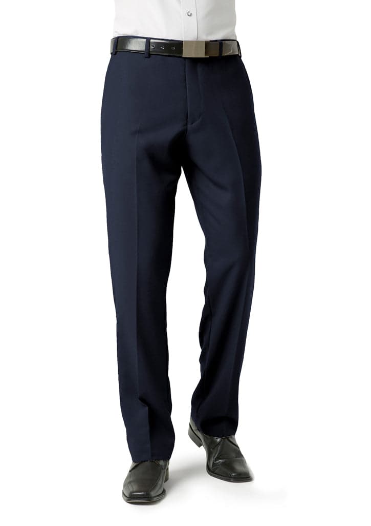 Classic Mens Flat Front Pant in Navy