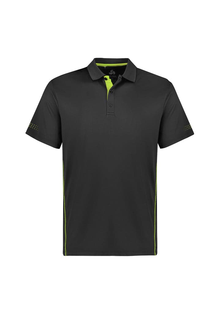 Balance Kids Polo in Grey/Fluoro Lime
