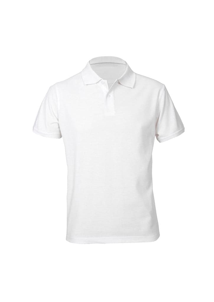 Neon Mens Polo in White