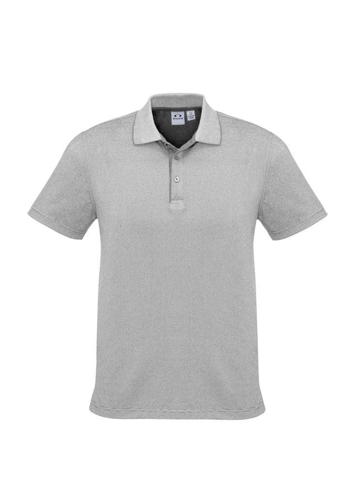 Shadow Mens Polo in Silver Grey