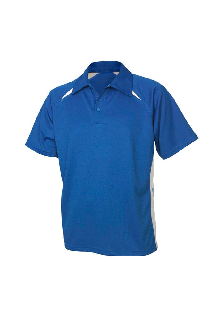 Splice Mens Polo in Royal/White