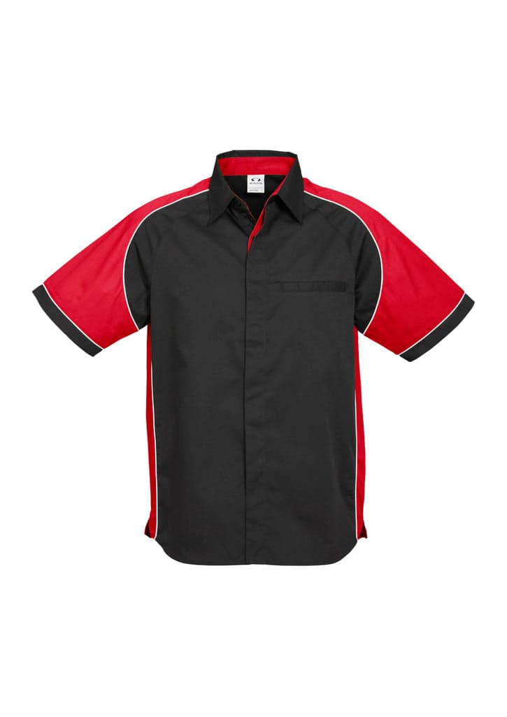 Mens Nitro Shirt in Black/Red/White