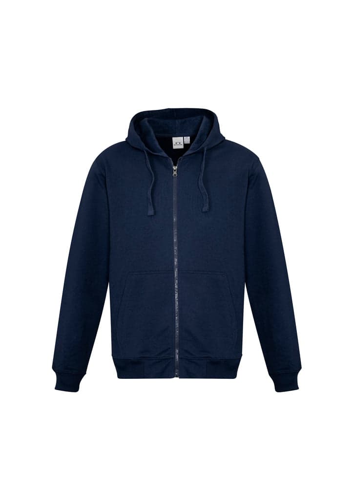 Mens Crew Zip Hoodie in Navy