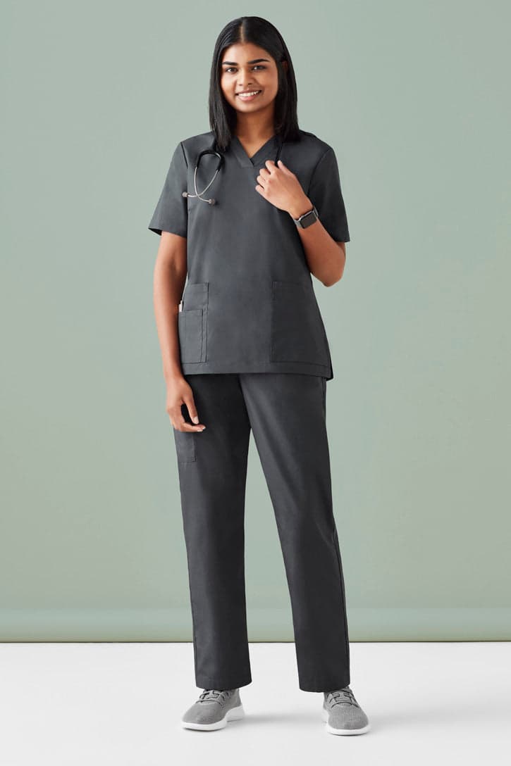 Womens Tokyo Scrub Pant in Charcoal