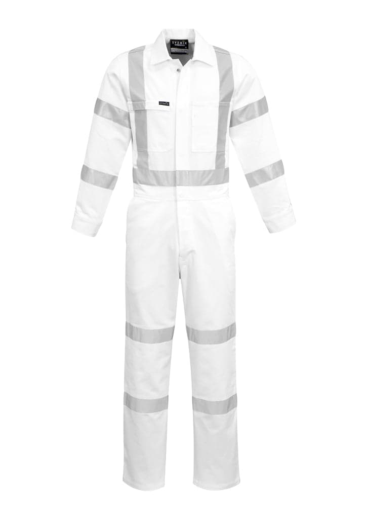Mens Bio Motion X Back Overall in White