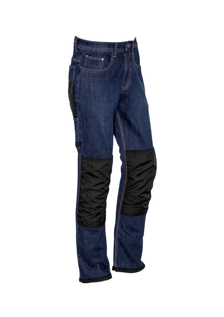 Mens Heavy Duty Cordura® Stretch Denim Jeans in Blue Denim