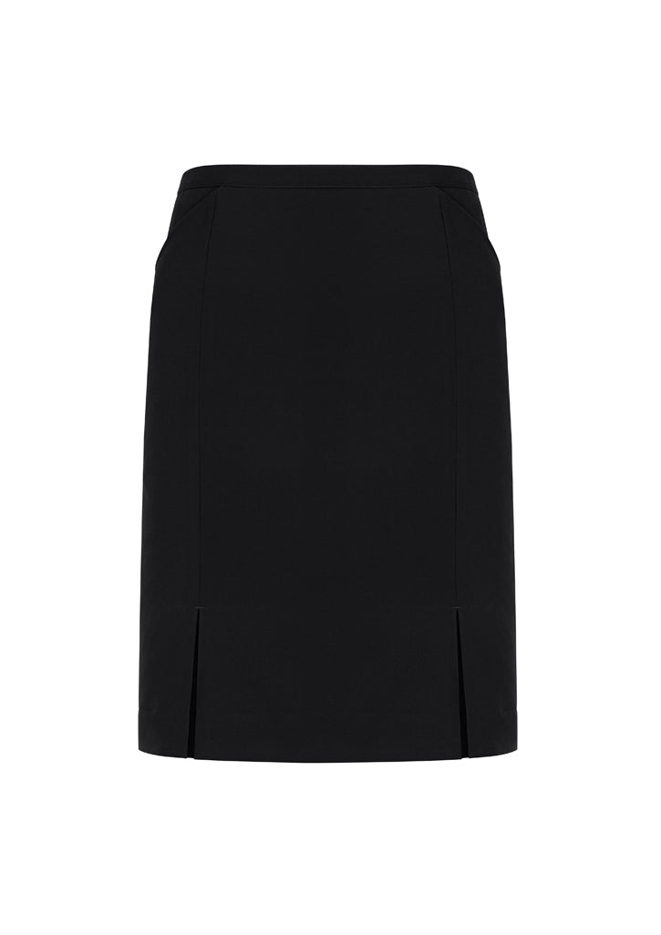 Ladies Siena Front Pleat Detail Straight Skirt