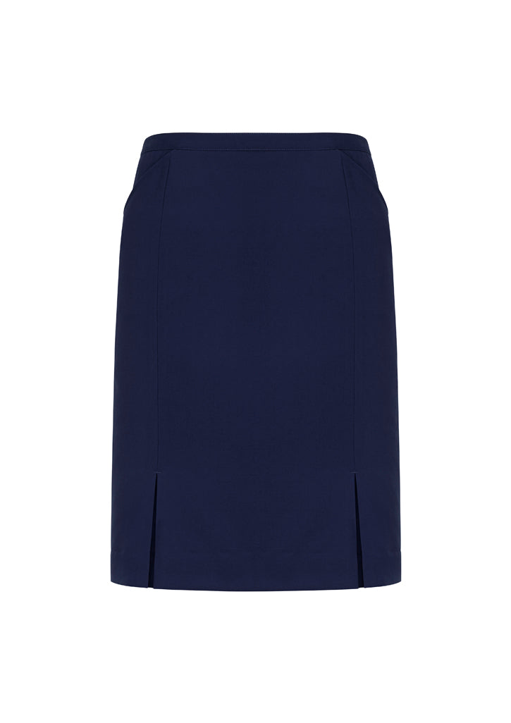 Ladies Siena Front Pleat Detail Straight Skirt