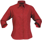 Ladies Pinpoint Shirt 3/4S