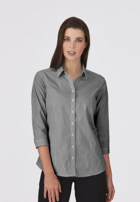 Ladies Pippa Check 3/4 Sleeve Shirt