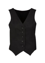 Ladies Cool Stretch Peaked Vest with Knitted Back