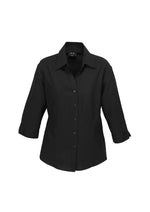 Plain Ladies Oasis 3/4 Sleeve Shirt