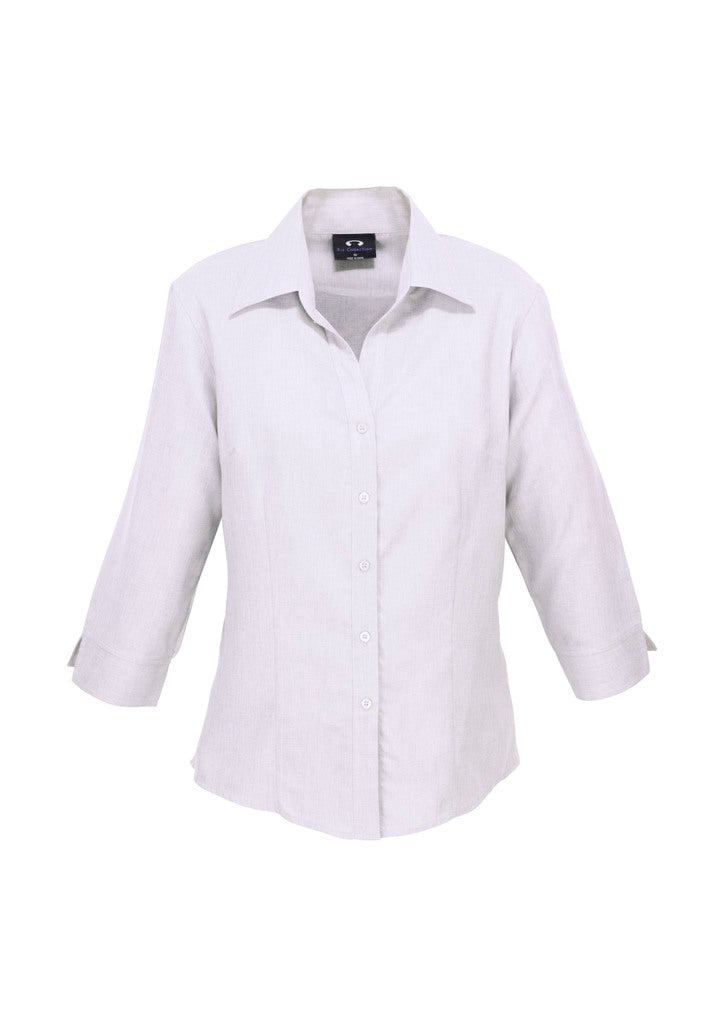 Plain Ladies Oasis 3/4 Sleeve Shirt