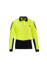 Hi Vis Mens Flux L/S Polo